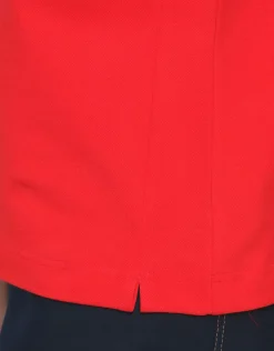 Christine Laure T-shirts|Hauts*Polo rouge coton