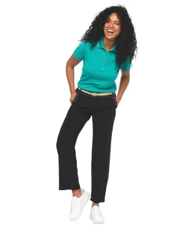 Christine Laure T-shirts|Hauts*Polo vert coton