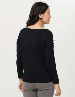 Christine Laure Pulls|Maille*Pull ample à chevrons