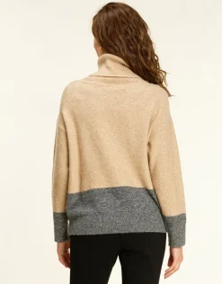 Christine Laure Pulls|Maille*Pull ample col roulé