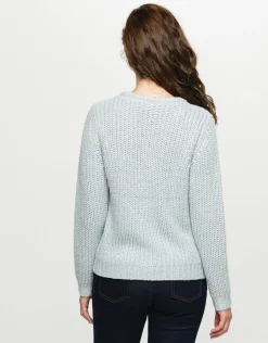 Christine Laure Pulls|Maille*Pull bleu douillet