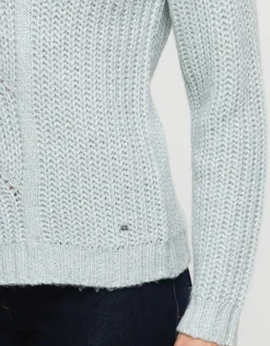 Christine Laure Pulls|Maille*Pull bleu douillet