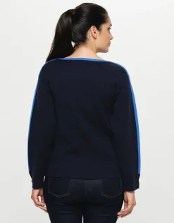 Christine Laure Maille|Pulls*Pull bleu milano