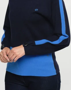 Christine Laure Maille|Pulls*Pull bleu milano