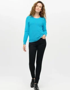 Christine Laure Pulls|Maille*Pull bleu rayures