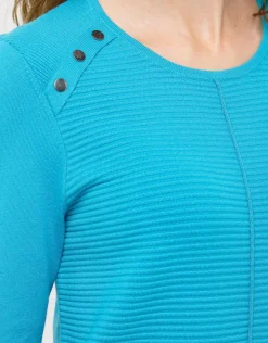 Christine Laure Pulls|Maille*Pull bleu rayures