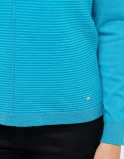 Christine Laure Pulls|Maille*Pull bleu rayures