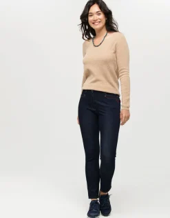 Christine Laure Pulls|Maille*Pull brun laine cachemire