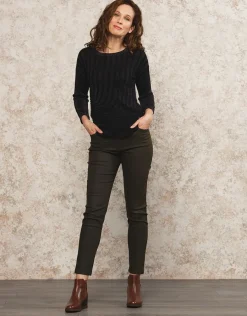 Christine Laure Pulls|Maille*Pull chic brillant noir