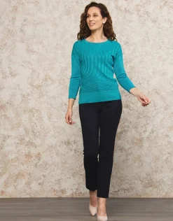 Christine Laure Pulls|Maille*Pull chic brillant vert