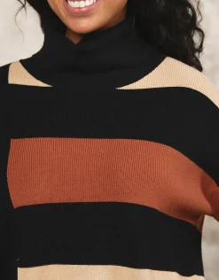 Christine Laure Pulls|Maille*Pull col montant