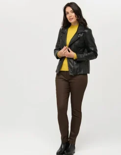 Christine Laure Pulls|Maille*Pull col montant jaune