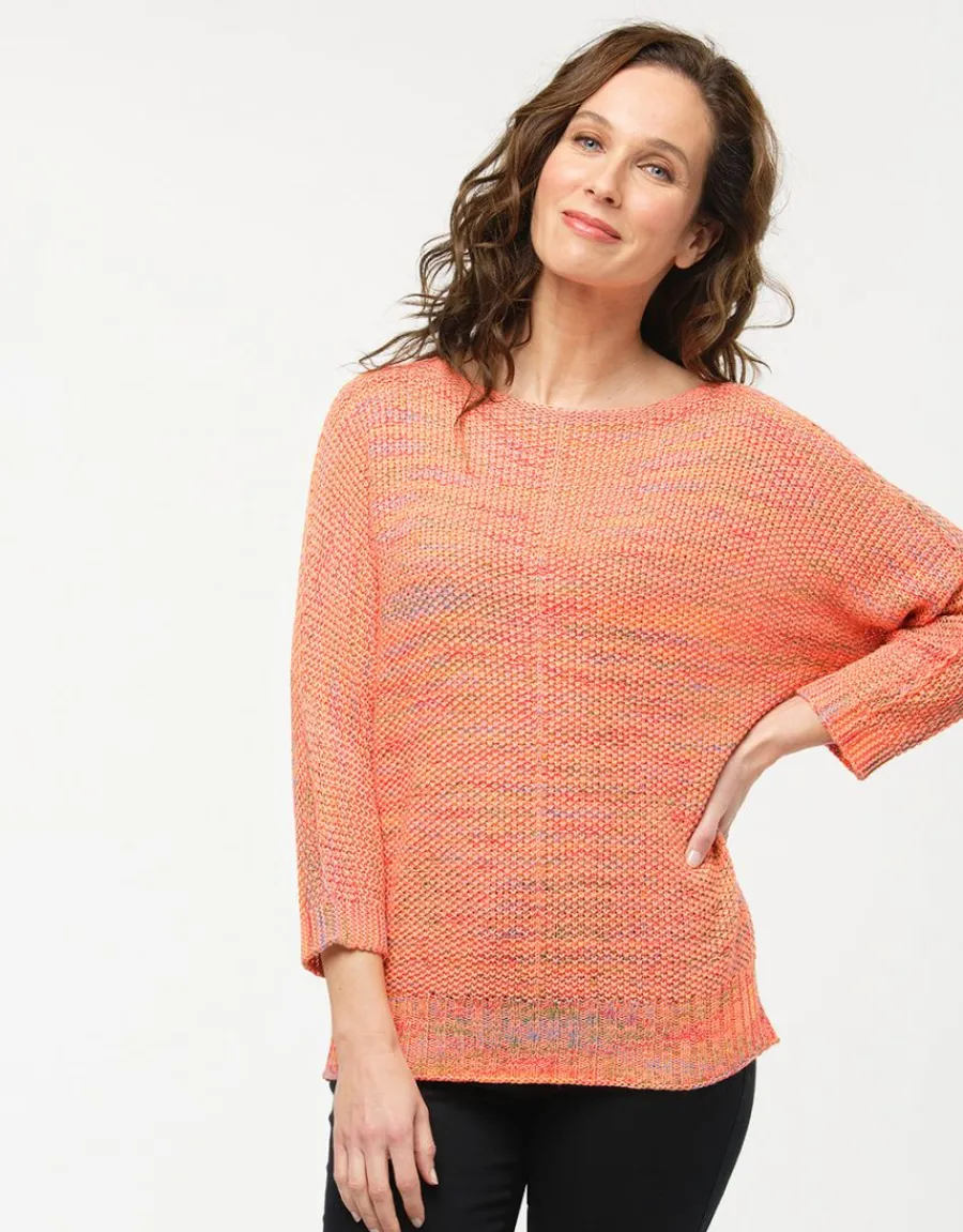 Christine Laure Pulls|Maille*Pull corail chiné