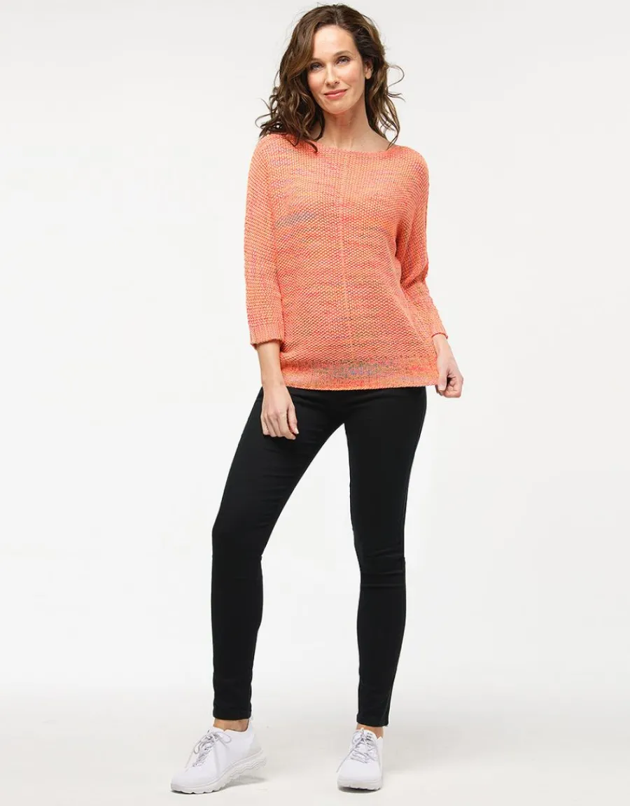 Christine Laure Pulls|Maille*Pull corail chiné