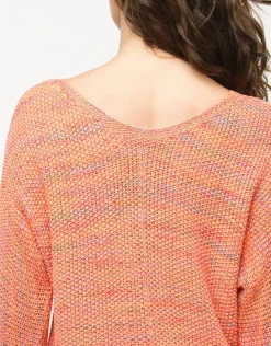 Christine Laure Pulls|Maille*Pull corail chiné