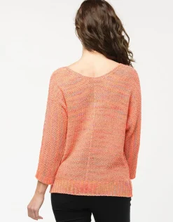 Christine Laure Pulls|Maille*Pull corail chiné