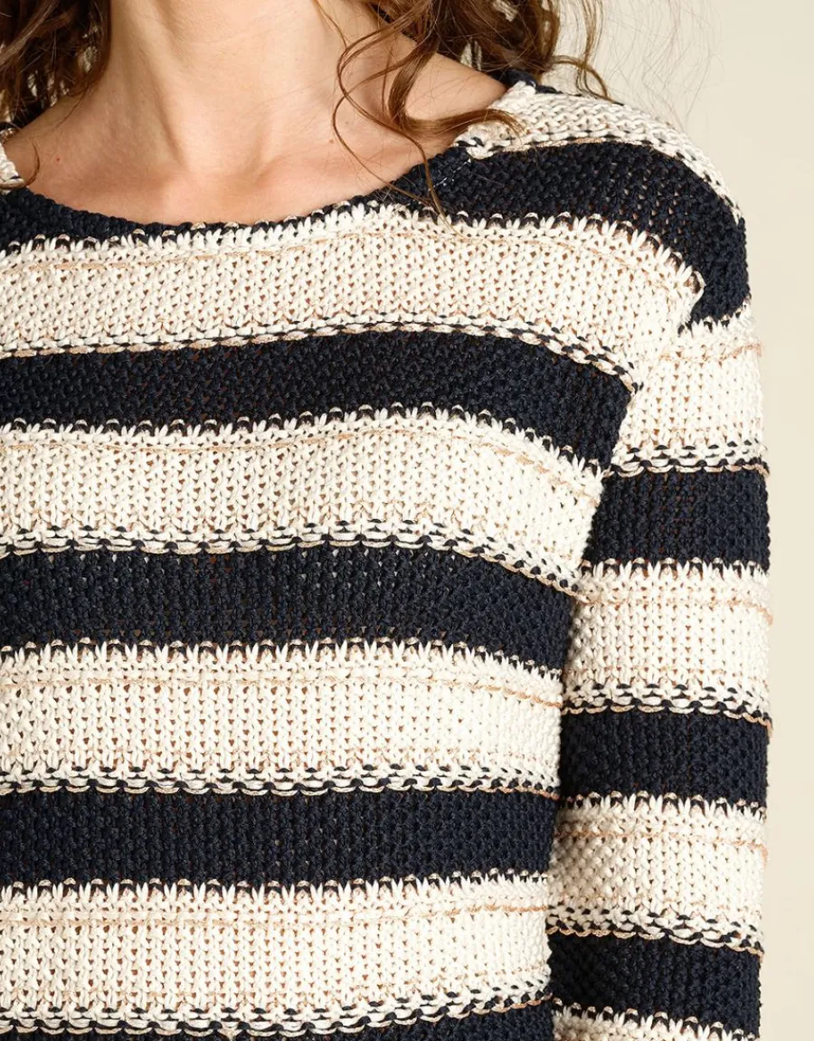 Christine Laure Pulls|Maille*Pull esprit marinière