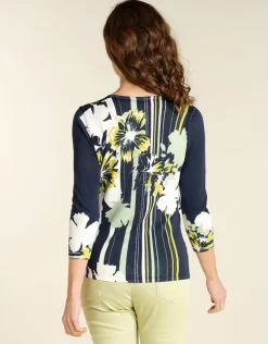 Christine Laure Pulls|Maille*Pull fin bleu marine