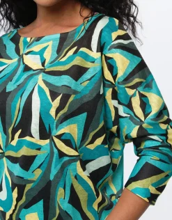 Christine Laure Pulls|Maille*Pull fin imprimé végétal