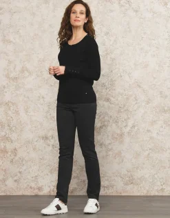 Christine Laure Pulls|Maille*Pull fin noir