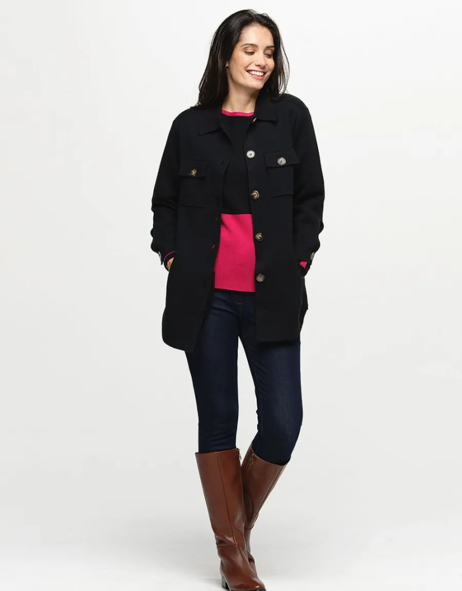 Christine Laure Pulls|Maille*Pull fuchsia milano