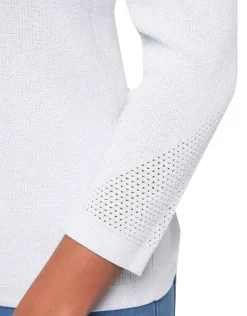 Christine Laure Pulls|Maille*Pull irisé argenté