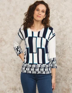 Christine Laure Pulls|Maille*Pull long maille blanc