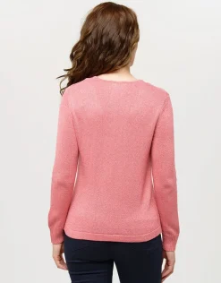 Christine Laure Pulls|Maille*Pull maille corail irisé