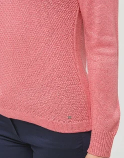 Christine Laure Pulls|Maille*Pull maille corail irisé