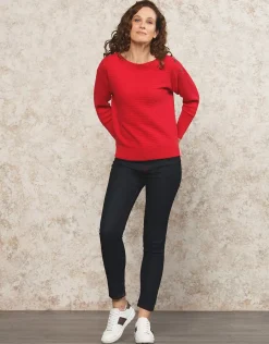 Christine Laure Pulls|Maille*Pull maille rouge