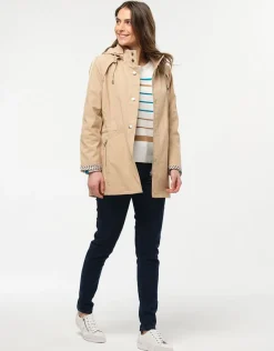 Christine Laure Pulls|Maille*Pull marinière écru lagon