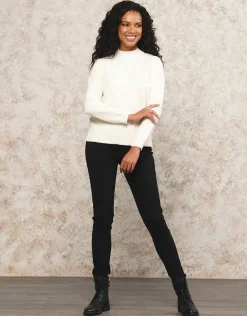 Christine Laure Pulls|Maille*Pull épais écru