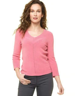 Christine Laure Pulls|Maille*Pull rose irisé