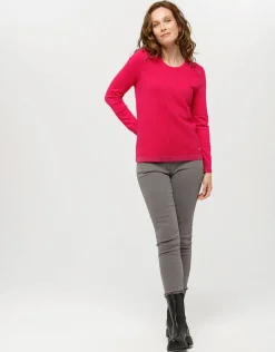 Christine Laure Pulls|Maille*Pull rose rayures