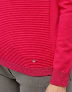 Christine Laure Pulls|Maille*Pull rose rayures