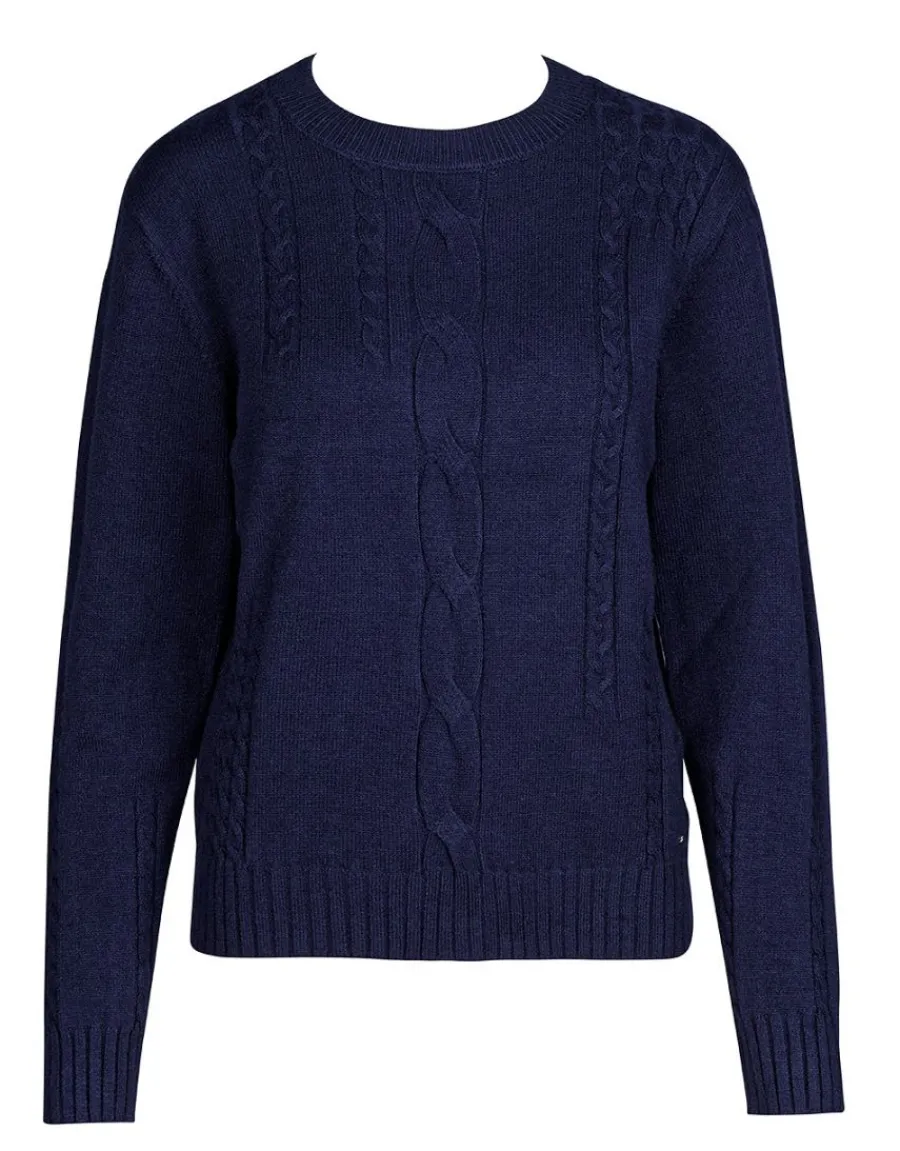 Christine Laure Pulls|Maille*Pull torsadé marine