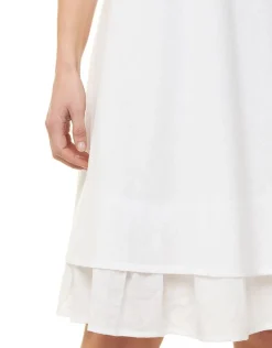 Christine Laure Robes|Robes & Jupes*Robe ajourée blanc coton