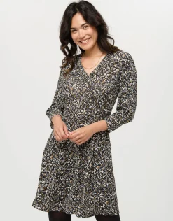 Christine Laure Robes|Robes & Jupes*Robe cache-coeur floral