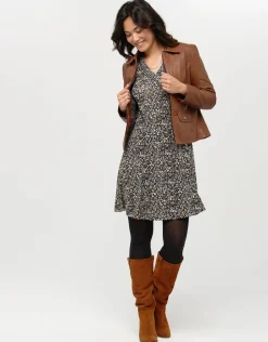 Christine Laure Robes|Robes & Jupes*Robe cache-coeur floral