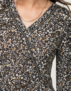 Christine Laure Robes|Robes & Jupes*Robe cache-coeur floral