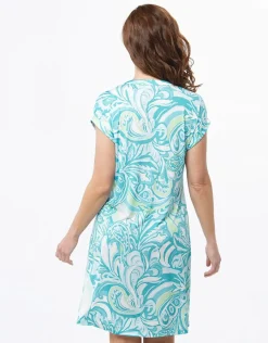 Christine Laure Robes|Robes & Jupes*Robe chic imprimé bleu