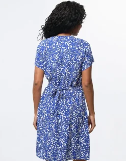 Christine Laure Robes|Robes & Jupes*Robe chic imprimé bleu