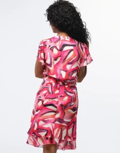 Christine Laure Robes|Robes & Jupes*Robe chic imprimé rose