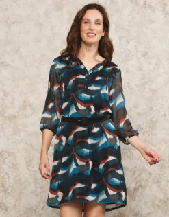 Christine Laure Robes|Robes & Jupes*Robe chic motif