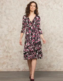 Christine Laure Robes|Robes & Jupes*Robe chic noir motif