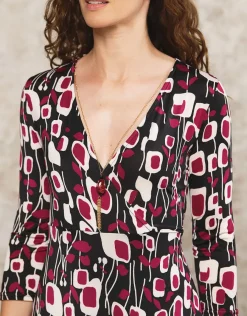 Christine Laure Robes|Robes & Jupes*Robe chic noir motif