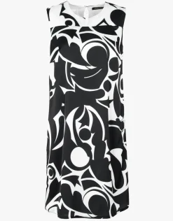 Christine Laure Robes|Robes & Jupes*Robe chic noire en satin