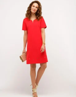 Christine Laure Robes|Robes & Jupes*Robe chic rouge