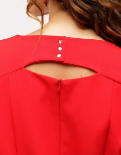 Christine Laure Robes|Robes & Jupes*Robe chic rouge