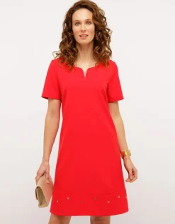 Christine Laure Robes|Robes & Jupes*Robe chic rouge